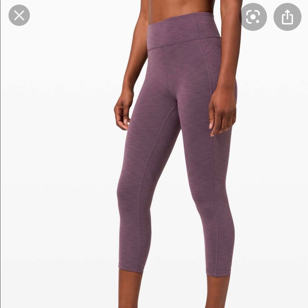Lululemon invigorate high rise leggings 23 inseam size 8